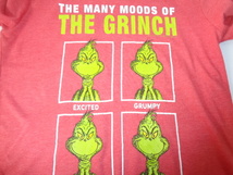 b237◆OLD NAVY プリントロゴ半袖Tシャツ◆オールドネイビー XL (14-16) レッド The Many Moods of THE GRINCH ゆうパケット発送 6B_画像6