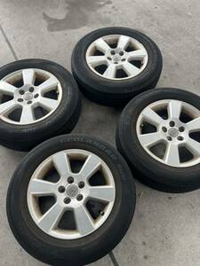 トヨタ　ハリアー　30系　純正アルミホイール&タイヤ　中古品　RAV4など　114.3 5穴　225/65r17 4本セット