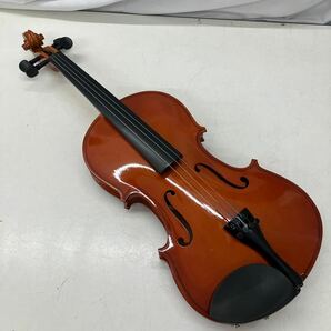 64①●60228-② メーカー不明 ヴァイオリン バイオリン 弦楽器 ノーブランド 初心者用 ジャンク品の画像3