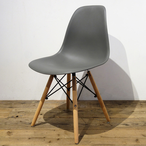 訳あり品 イームズ DSW シェルチェア 椅子 DSWチェア Eames オフィスチェア チェア イス 家具 ダイニング ダークグレー/NTベース BB