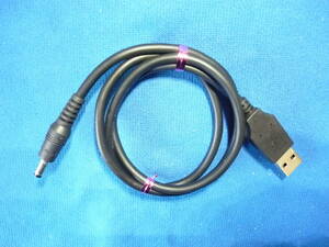 USB 電源/充電ケーブル USB⇔丸端子/外径約4.0mm　USB⇔DC 変換 電源供給ケーブル　通電確認済み U02 