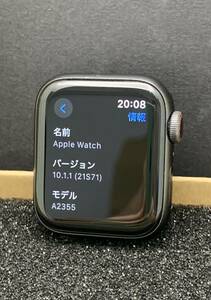 ★激安 Apple Watch SE（GPS + Cellularモデル） 40mm 最大容量90% アルミニウムケース Apple SIMフリー MKR23J/A ブラック BP2027 2