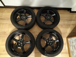 [ beautiful goods ]ADVAN Racing GT 18 -inch pcd100 8.5j +45 9j+45 2021 year made zn6 zc6 Advan racing Subaru Toyota 86 to!