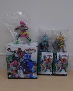 【未使用／3個セット】一番くじ　仮面ライダーセイバー　No.02　E賞　エグゼイド　F賞　プリミティブドラゴン　エックスソードマン