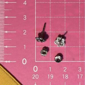 YQEN12jそ4z 百合の紋章 ユリモチーフ リリー スターリングシルバー925ピアス 両耳そ4zCの画像5