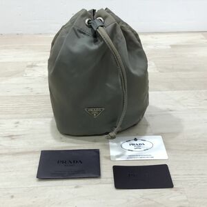 PRADA プラダ MV369 巾着 ポーチ ナイロン 小物入れ[C1111]