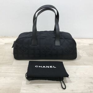 CHANEL シャネル ニュートラベルライン ハンドバッグ ミニボストンバッグ ナイロン 黒 ブラック[C1099]