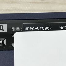 送料185円 I-O DATA USB3.0対応 ポータブルハードディスク「超高速カクうす」 ブラック×ブルー 500GB HDPC-UT500K[C1244]_画像7