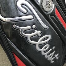 Titleist タイトリスト キャディバッグ ブラック×レッド[C1756]_画像2