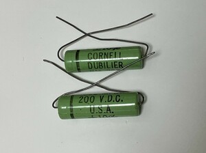 未使用　ヴィンテージコンデンサー　Cornell Dubilier .022MFD. set