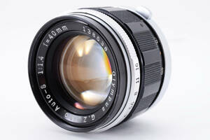 ★☆美品 オリンパス G.ZUIKO AUTO-S 1:1.4 f=40mm #2063901☆★