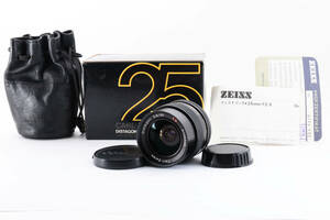 ★☆美品 コンタックス Carl Zeiss Distagon 25mm F2.8 AEG 元箱一式 #2065540☆★