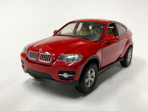 BMW　X6　1/32　プルバックミニカー レッド