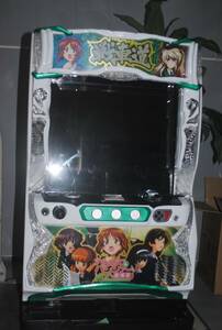 * is 751*[ Junk ] Girls&Panzer * pachinko slot machine apparatus / theater version / tank road / slot / details photograph several equipped / direct taking . welcome / close distance delivery 