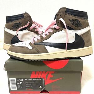 TRAVIS SCOTT x AIR JORDAN 1 RETRO HI OG 28cm 