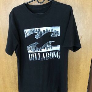 メンズサーフブランド　ビラボン　半袖プリントTシャツ　ブラック 