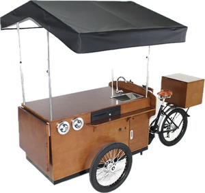 コーヒーバイク　COFFEE BIKE 移動販売自転車（アシスト付）