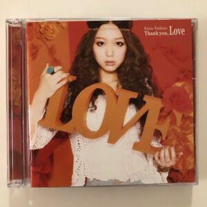 B24691　CD（中古）Thank you, Love(初回生産限定盤)(CD+DVD)　西野カナ