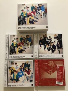 B24595　CD（中古）MIC Drop/DNA/Crystal Snow　BTS　4点セットBOX(初回限定A・B・C・通常盤)　