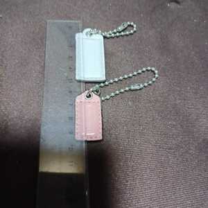 * COACH Coach key chain key holder charm leather 