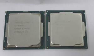 【中古】Intel CPU i7-8700K/3.70GHZ×2個