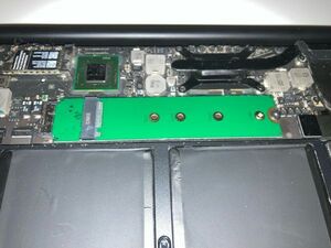 新品良品即決■ M.2 NGFF SSD→ a1369 a1370アダプター2010 2011 macbook air ngff key b ssdコンバーターカード