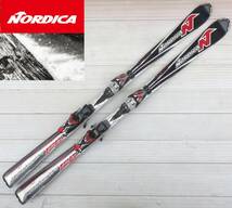 スキー☆NORDICA SPEEDMACHINE 14.1　170cm 調整プレートビンディング270-370mm _画像1