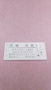 JR北海道　函館本線　幌向駅　140円入場券　