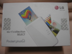 未使用 LG Pocket Photo ミントブルー　PD239　ポケットフォト プリンター