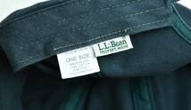 美品！ 80s 90s USA製 L.L.Bean 筆記体 ロゴ 刺しゅう 2トーン キャップ ビンテージ 古着 ハンティング フィッシング アウトドア キャンプ_画像9