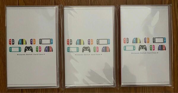 Nintendo switch card case 8 スイッチ用カードケース8枚収納×3個セット　マイニンテンドーストア限定