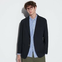 未使用 UNIQLO 感動ブレザー XLサイズ ネイビー 2023年モデル テーラードジャケット_画像6