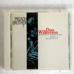 DON WILKERSON/PREACH BROTHER!/BLUE NOTE TOCJ4107 CD □