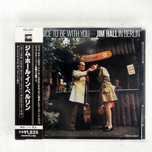 JIM HALL/IN BERLIN ~ IT’S NICE TO BE WITH YOU/MPS POCJ2507 CD □