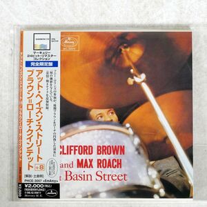 紙ジャケ CLIFFORD BROWN AND MAX ROACH/AT BASIN STREET/EMARCY PHCE3057 CD □