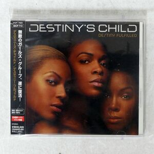 DESTINY’S CHILD/FULFILLED/SONY URBAN MUSIC SICP713 CD □