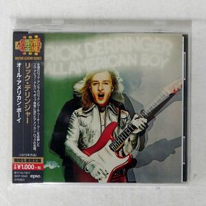 RICK DERRINGER/ALL AMERICAN BOY/EPIC SICP5343 CD □