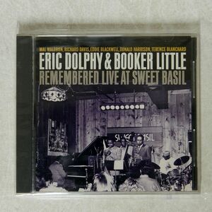 ERIC DOLPHY & BOOKER LITTLE REMEMBERED/LIVE AT SWEET BASIL/PADDLE WHEEL K32Y-6145 CD □