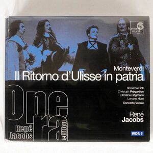 RENE JACOBS/MONTEVERDI: IL RITORNO D’ULISSE IN PATRIA/HARMONIA MUNDI HMX 2901427 CD