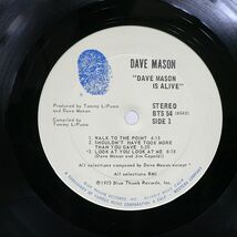 米 DAVE MASON/IS ALIVE/BLUE THUMB BTS54 LP_画像2