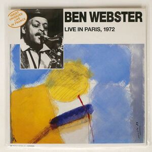 仏 BEN WEBSTER/LIVE IN PARIS, 1972/FRANCE’S CONCERT FC131 LP