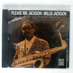 WILLIS JACKSON QUINTET/PLEASE MR. JACKSON/ORIGINAL JAZZ CLASSICS OJCCD 321-2 CD