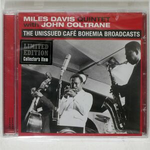 未開封 MILES DAVIS QUINTET WITH JOHN COLTRANE/UNISSUED CAFE BOHEMIA BROADCASTS/DOMINO RECORDS 891221 CD □