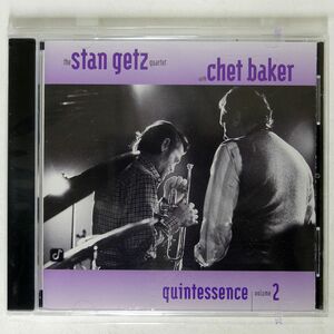 STAN GETZ QUARTET WITH CHET BAKER/QUINTESSENCE VOL 2/CONCORD RECORDS CCD-4858-2 CD □