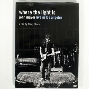 デジパック ブックレット付 JOHN MAYER/WHERE THE LIGHT IS : LIVE IN LOS ANGELES/COLUMBIA 88697 22727 9 DVD □