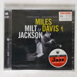 未開封 MILES DAVIS & MILT JACKSON/COMPLETE RECORDINGS/ESSENTIAL JAZZ CLASSICS EJC55440 CD