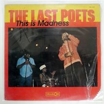 LAST POETS/THIS IS MADNESS/CELLULOID CELL6105 LP_画像1