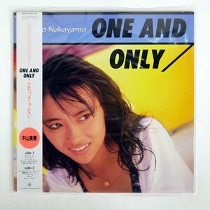 帯付き 中山美穂/ONE AND ONLY/キング K18A810 LP