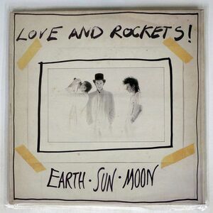 英 LOVE AND ROCKETS/EARTH, SUN & MOON/BEGGARS BANQUET BEGA84 LP