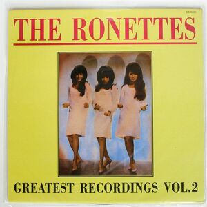 伊 RONETTES/GREATEST RECORDINGS VOL. 2/SPECTACULAR SOUND SS4300 LP